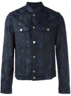 Kenzo 'hairs' Denim Jacket, Men's, Size: Large, Blue, Cotton/spandex/elastane