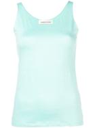 Lamberto Losani Knitted Tank Top - Blue