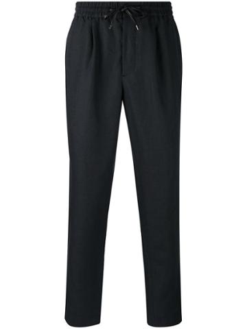 Bernardo Giusti - Drawstring Waist Trousers - Men - Linen/flax/polyester - 50, Grey, Linen/flax/polyester