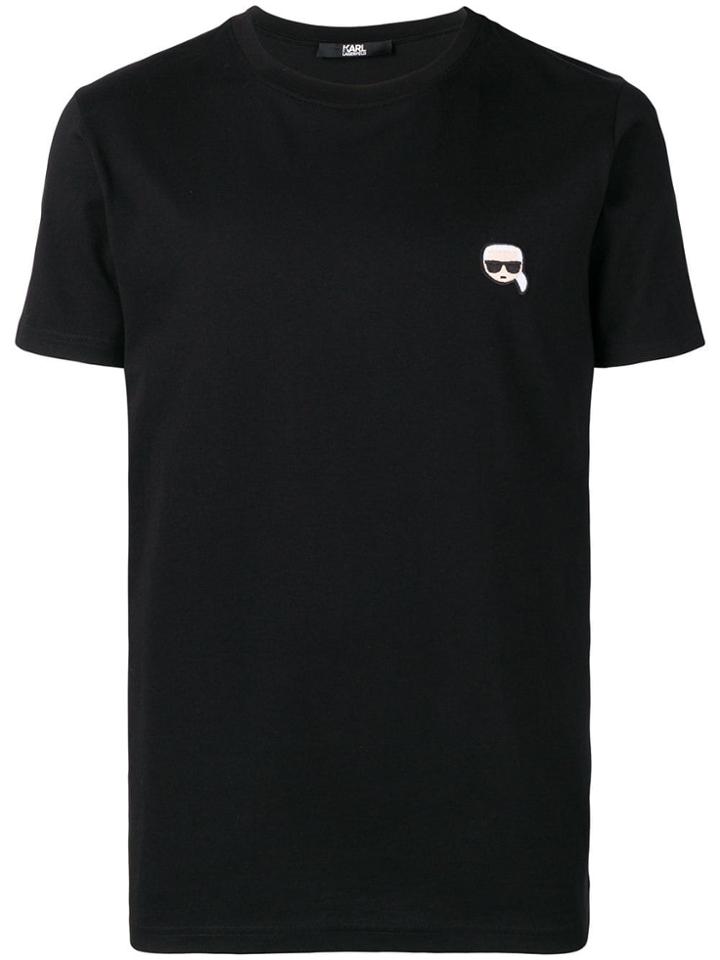 Karl Lagerfeld Ikonik Karl Patch T-shirt - Black