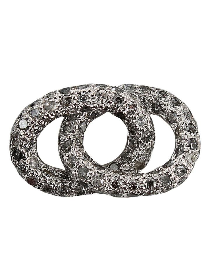 Carolina Bucci Diamond Encrusted Bracelet Link - Metallic