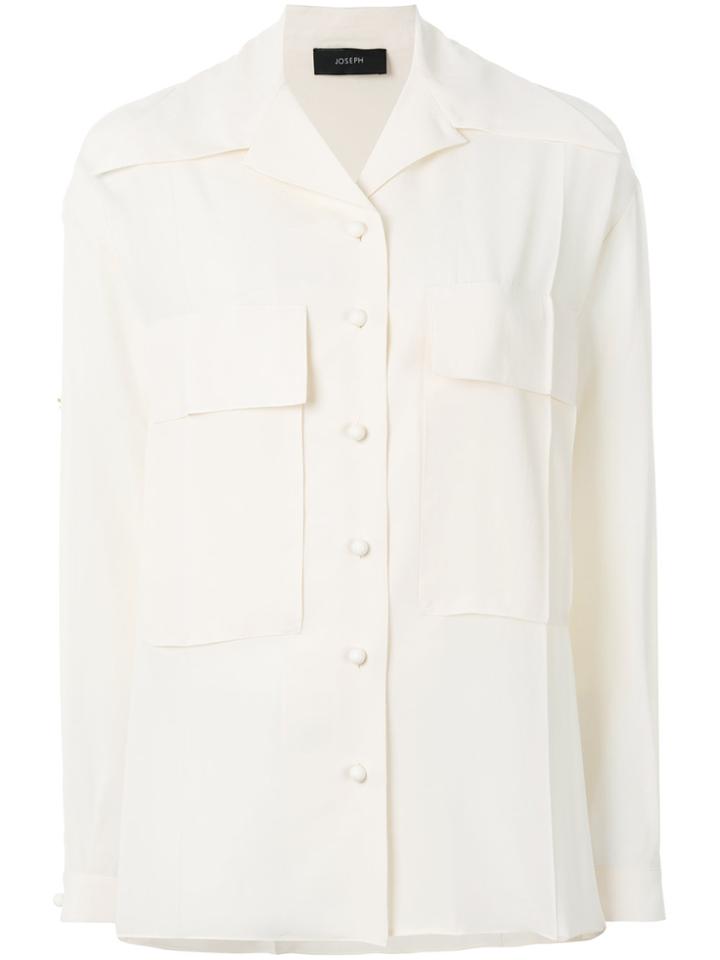 Joseph Chest Pockets Shirt - Nude & Neutrals