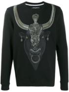 Frankie Morello Morello Buffalo Sweatshirt - Black