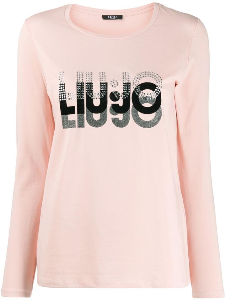 Liu Jo Logo Print T-shirt - Pink