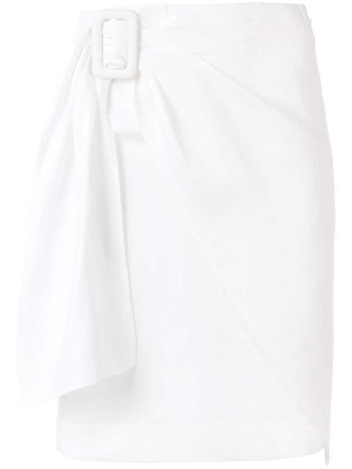 Joseph Wrap Mini Skirt - White