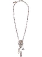 Prada Talisman Wolf Necklace - Metallic