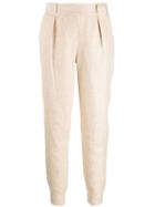 Lorena Antoniazzi High-waisted Trousers - Neutrals