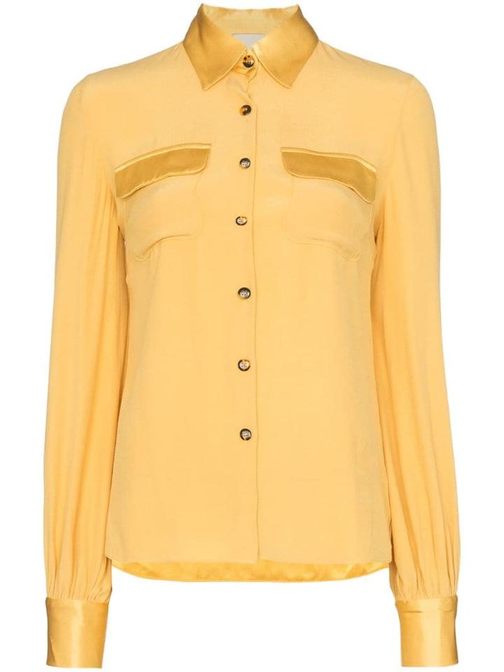 Usisi Jacquetta Button-down Shirt - Yellow
