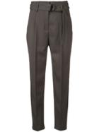 Akris Punto Belted Tailored Trousers - Green