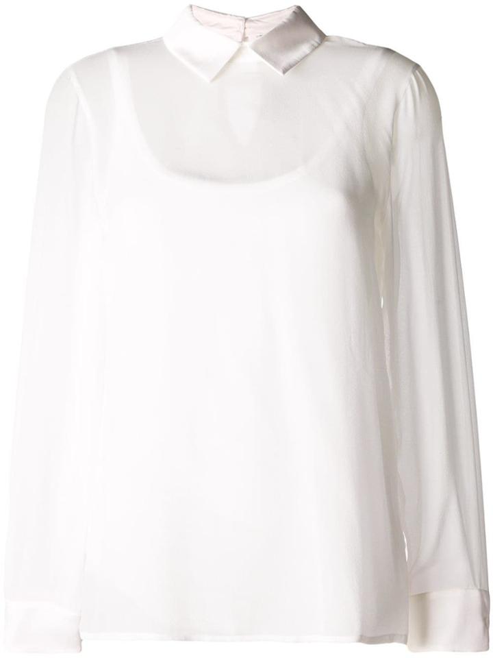 Max Mara Layered Blouse - White