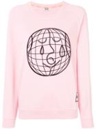 Kenzo - Embroidered Sweatshirt - Women - Polyester - Xs, Pink/purple, Polyester
