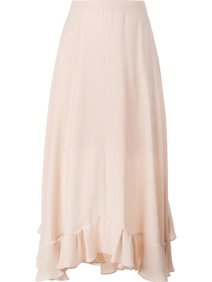 Chloé Ruffled Hem Skirt - Pink & Purple