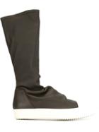 Rick Owens Sock Sneakers, Men's, Size: 40, Brown, Leather/rubber