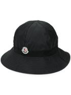 Moncler Logo Patch Hat - Black