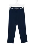 Ralph Lauren Kids Belted Trousers - Blue