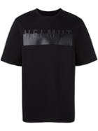 Helmut Lang Logo Print T-shirt, Men's, Size: Large, Black, Modal