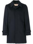 Burberry Classic Single-breasted Coat - Blue
