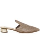 Officine Creative Sauvanne Woven Mules - Metallic