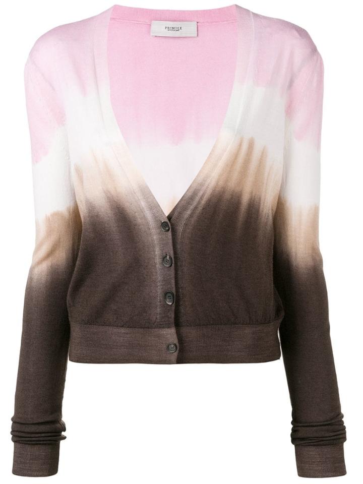 Pringle Of Scotland Tie-dye Cardigan - Pink
