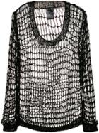 Ann Demeulemeester Handknitted Sweater - Black