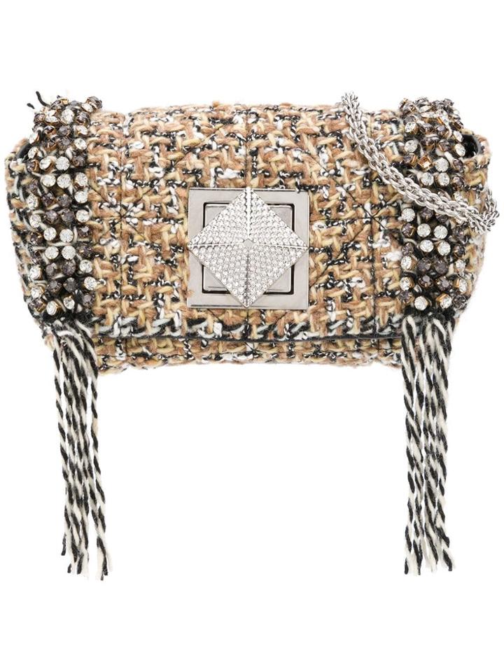 Sonia Rykiel Embellished Crossbody Bag - Nude & Neutrals