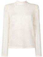 Philosophy Di Lorenzo Serafini High Neck Lace Top - Neutrals