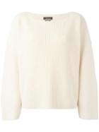 Isabel Marant Fly Jumper, Women's, Size: 38, White, Cotton/wool/polyurethane