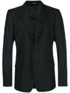Alexander Mcqueen Skull And Geometric Print Blazer - Black