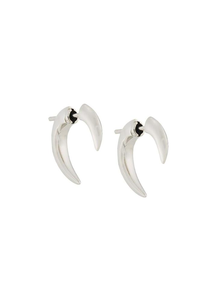 Shaun Leane 18kt White Gold Small 'talon' Earrings, Women's, Metallic