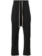 Yohji Yamamoto Drop-crotch Trousers - Black