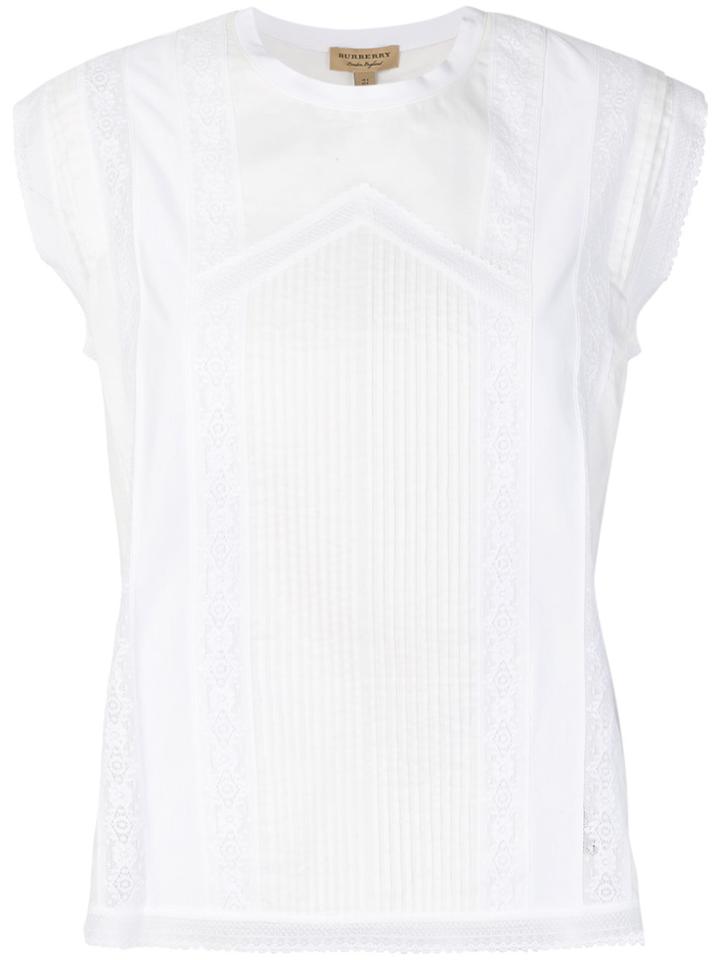 Burberry Floral Lace Top - White