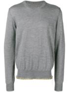 Maison Margiela Longsleeved Loose Fit Sweater - Grey