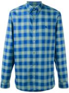 Burberry Checked Print Shirt, Men's, Size: Xl, Blue, Cotton