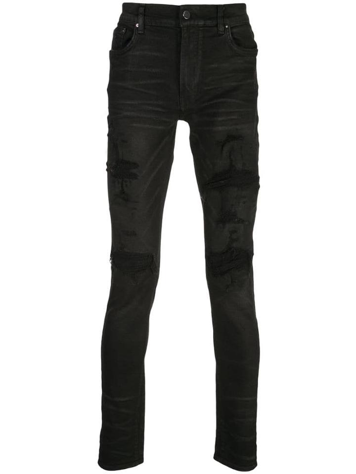 Amiri Patch Jeans - Black