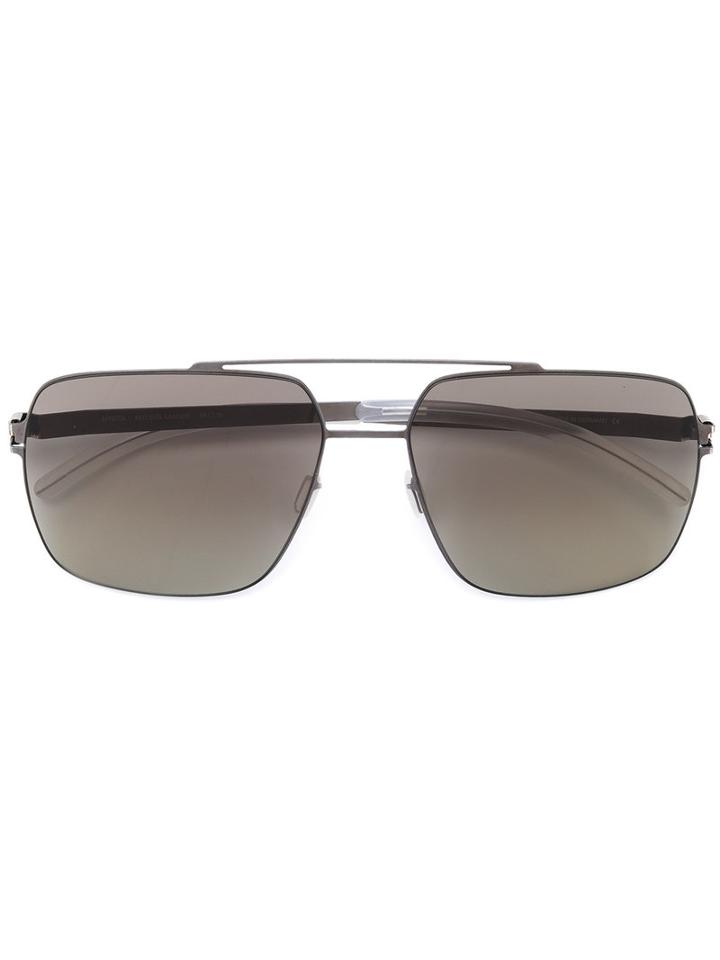 Mykita - Landon Sunglasses - Men - Stainless Steel - One Size, Grey, Stainless Steel