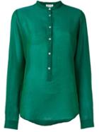 Forte Forte Silk Shirt, Women's, Size: Iv, Green, Cotton/silk