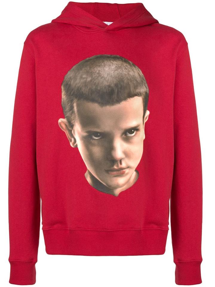 Ih Nom Uh Nit Eleven Print Hoodie - Red