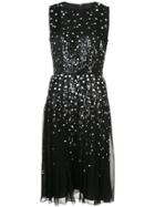 Carolina Herrera Sequin Embellished Dress - Black