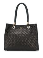 Ermanno Scervino Quilted Effect Tote Bag - Black