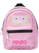 Kenzo Mini Tiger Backpack - Pink & Purple