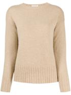 Zanone Knitted Relaxed-fit Jumper - Neutrals