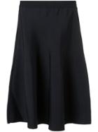 Egrey Midi Knitted Skirt - Blue