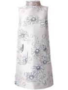 Giamba Floral Print Dress, Women's, Size: 38, Pink/purple, Polyester