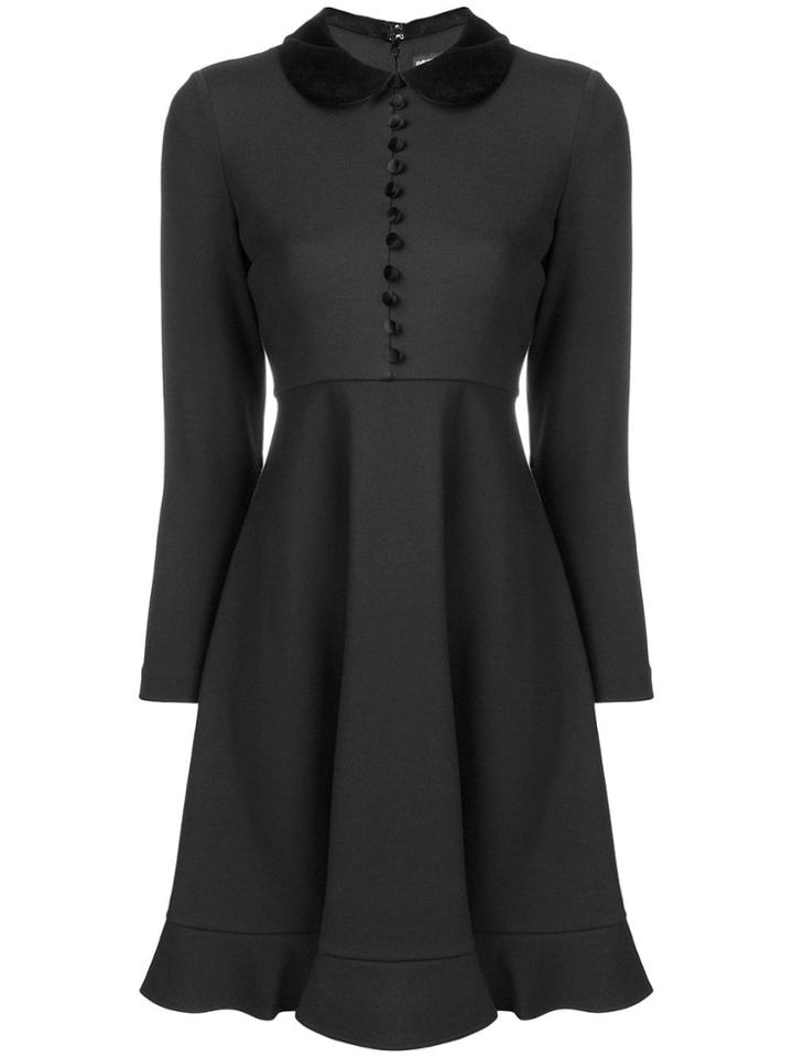 Emporio Armani Buttoned Mini Dress - Black