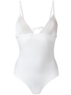 La Perla Millerighe Swimsuit - White