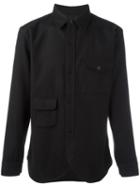 Han Kj0benhavn 'army Shirt' Jacket, Men's, Size: Small, Black, Wool/viscose