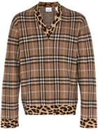 Burberry Vintage Checked Jumper - Brown