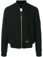 Calvin Klein Jeans Zipped Bomber Jacket - Black