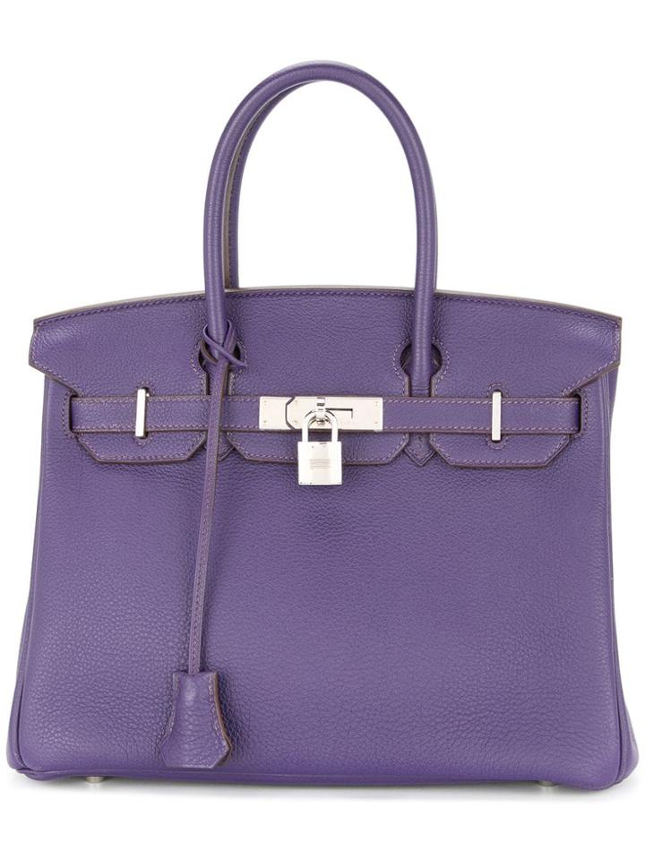 Hermès Vintage Birkin 30 Handbag - Pink & Purple