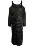 Ottolinger Off-the-shoulder Trench Coat - Black